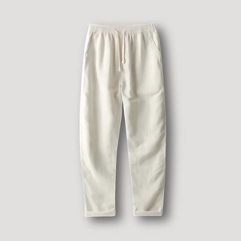 Elegant Linen Trousers - Old Money