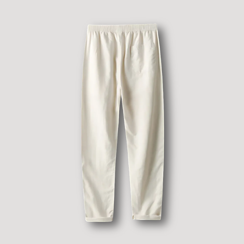 Elegant Linen Trousers - Old Money