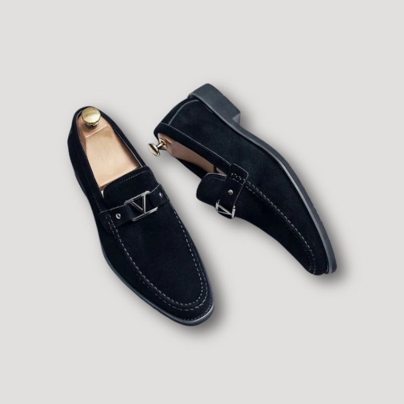 Men's Suede Leather Slip-On Loafers