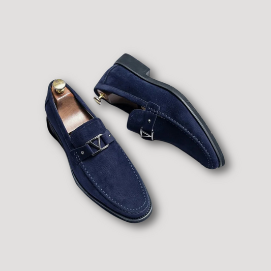 Men's Suede Leather Slip-On Loafers